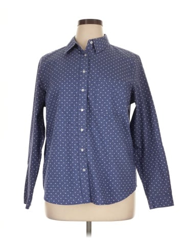 Jones New York Long Sleeve Button-Down Shirt (view 1)