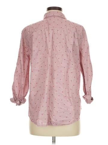 Ann Taylor LOFT Long Sleeve Button-Down Shirt (view 2)