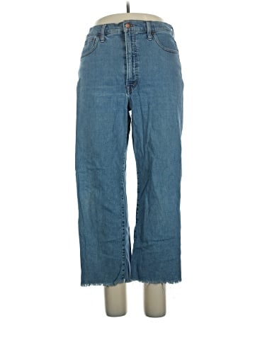 Madewell The Perfect Vintage Wide-Leg Crop Jean in Montclare Wash: TENCEL&trade; Denim Edition (view 1)