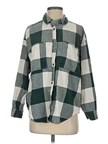 Aerie Long Sleeve Button-Down Shirt (view 1)