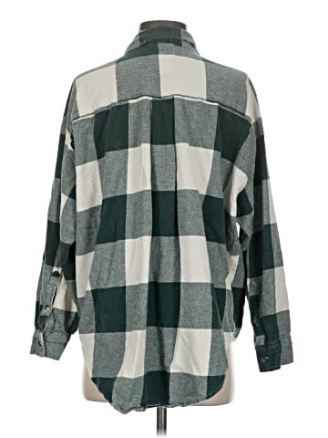 Aerie Long Sleeve Button-Down Shirt (view 2)
