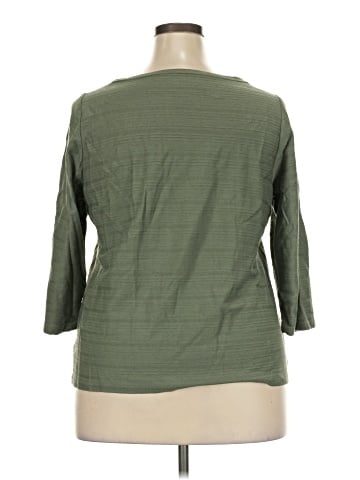 Talbots 3/4 Sleeve Top (view 2)