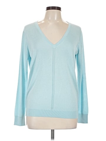 Banana Republic Long Sleeve Silk Top (view 1)