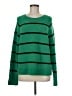 Evereve Stripes Green Pullover Sweater Size M - photo 1