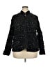 MSK 100% Polyester Stars Black Jacket Size 2X - photo 1