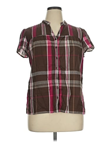 St. John's Bay Short Sleeve Blouse (view 1)