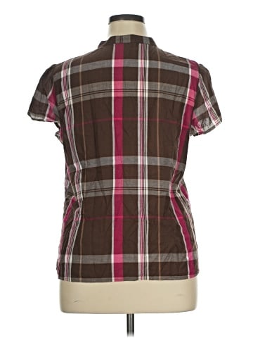 St. John's Bay Short Sleeve Blouse (view 2)