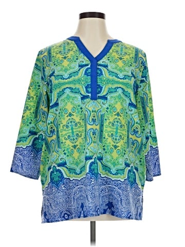 Travelsmith 3/4 Sleeve Blouse (view 1)