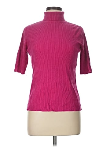 Coldwater Creek Short Sleeve Turtleneck (view 1)