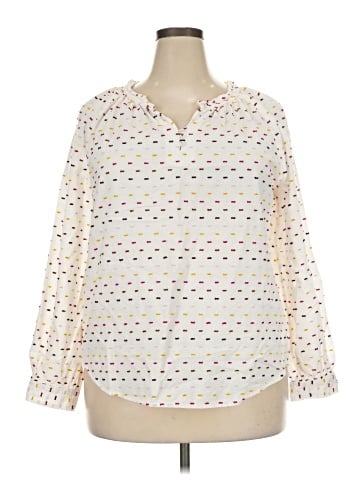St. John's Bay Long Sleeve Blouse (view 1)