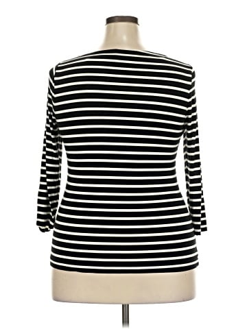 Lauren by Ralph Lauren 3/4 Sleeve T-Shirt (view 2)