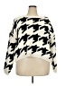 Bobeau Houndstooth White Ivory Pullover Sweater Size 2X (estimated) - photo 1