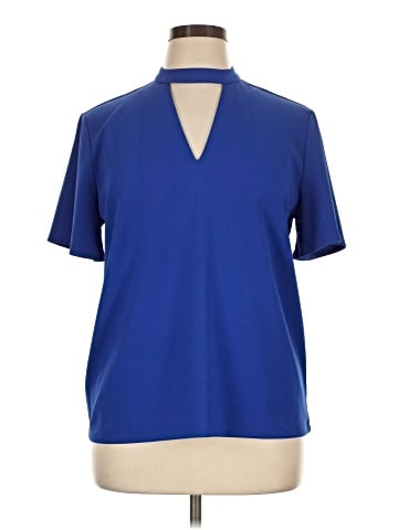 Ann Taylor Short Sleeve Blouse (view 1)