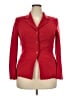 Kasper A.S.L. 100% Polyester Red Blazer Size 2X (estimated) - photo 1