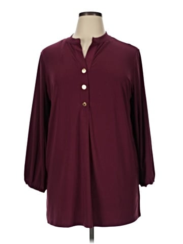 Anne Klein 3/4 Sleeve Blouse (view 1)