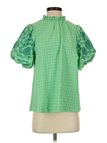 Umgee Short Sleeve Blouse (view 1)