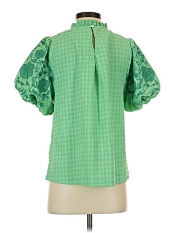 Umgee Short Sleeve Blouse (view 2)