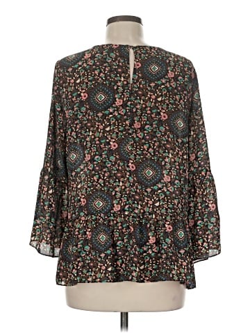 J.Crew Factory Store 3/4 Sleeve Blouse (view 2)