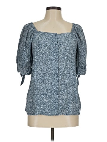 LC Lauren Conrad 3/4 Sleeve Blouse (view 1)