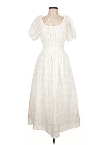 Madewell Sophia Midi Dress in Seersucker Check (view 1)