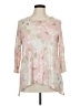 Ruby Rd. Pink 3/4 Sleeve Blouse Size XL Petite - photo 1