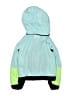 Justice 100% Polyester Color Block Green Jacket Size 7 - 8 - photo 2