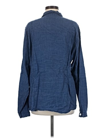 Flax Long Sleeve Button-Down Shirt (view 2)