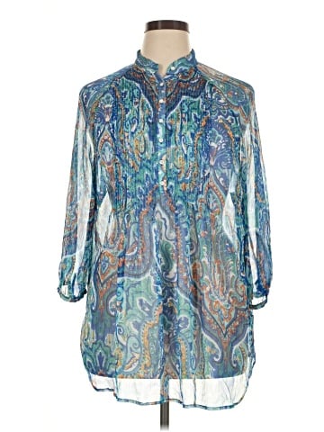 Lauren by Ralph Lauren 3/4 Sleeve Blouse (view 1)