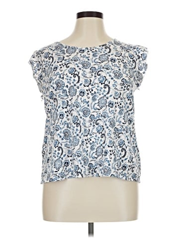 Ann Taylor LOFT Outlet Short Sleeve Blouse (view 1)
