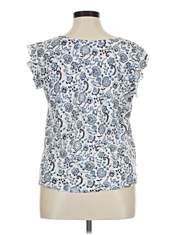 Ann Taylor LOFT Outlet Short Sleeve Blouse (view 2)