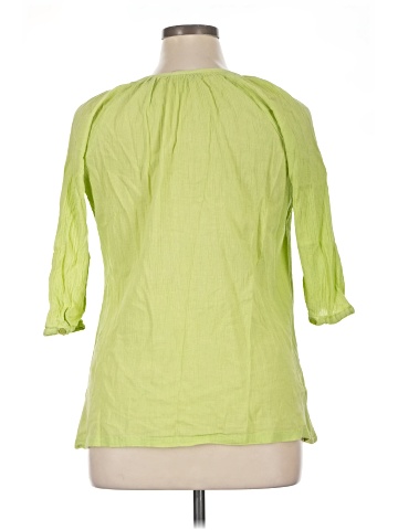 Great Northwest Indigo 3/4 Sleeve Blouse (view 2)