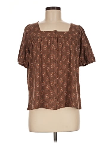 Lucky Brand Short Sleeve Blouse (view 1)