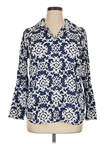 Talbots 3/4 Sleeve Blouse (view 1)