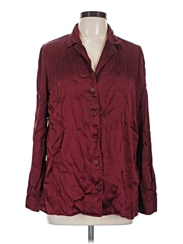 Reformation Long Sleeve Silk Top (view 1)