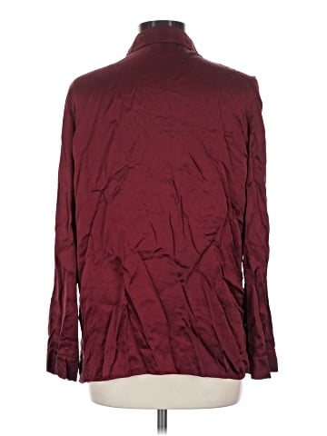 Reformation Long Sleeve Silk Top (view 2)