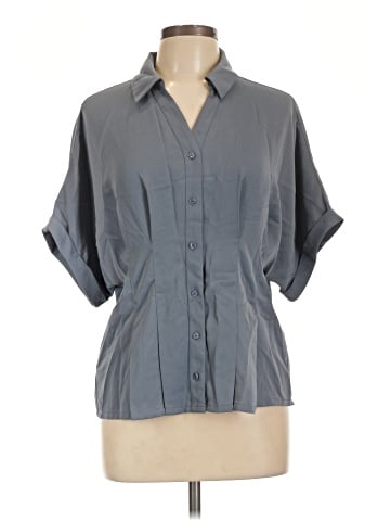 Adrianna Papell Short Sleeve Blouse (view 1)