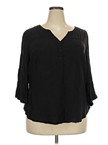 Torrid 3/4 Sleeve T-Shirt (view 1)