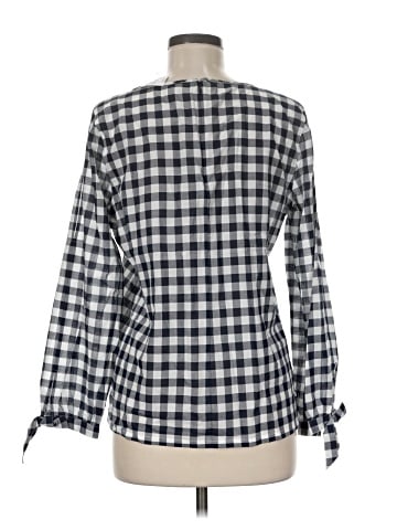 J.Crew Factory Store 3/4 Sleeve Blouse (view 2)