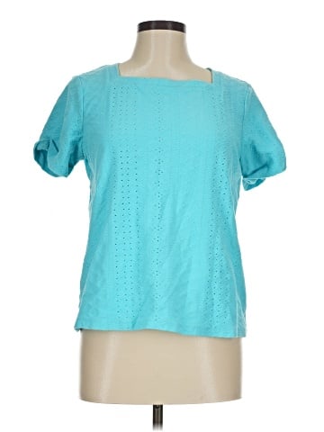 Liz Claiborne Short Sleeve Blouse (view 1)