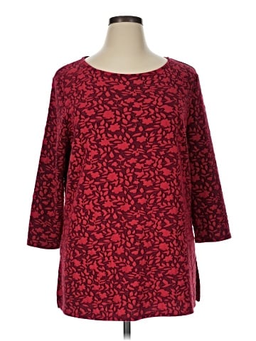 Laura Scott 3/4 Sleeve Top (view 1)