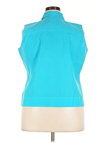 Talbots Sleeveless Button-Down Shirt (view 2)