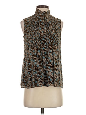 Diane von Furstenberg Sleeveless Silk Top (view 1)