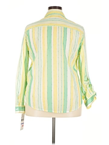 Alfred Dunner 3/4 Sleeve Button-Down Shirt (view 2)