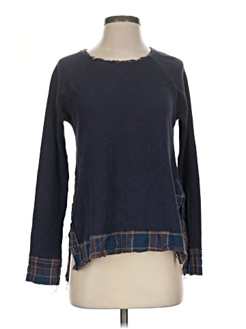 Hem & Thread Long Sleeve Top (view 1)