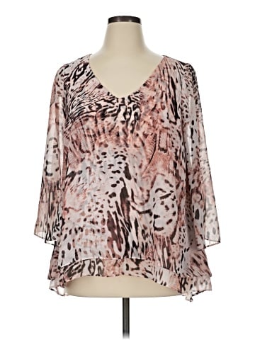 Jennifer Lopez 3/4 Sleeve Blouse (view 1)