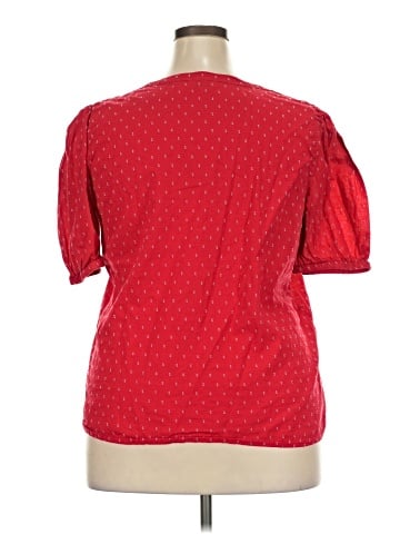 Ann Taylor LOFT Outlet Short Sleeve Blouse (view 2)