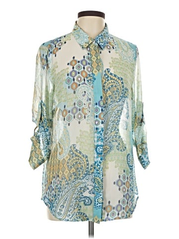 Coldwater Creek 3/4 Sleeve Blouse (view 1)