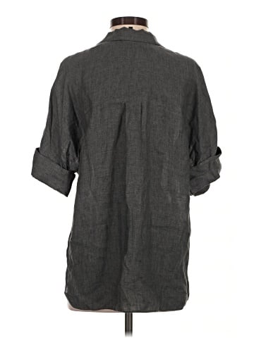 Theory 3/4 Sleeve Button-Down Shirt (view 2)