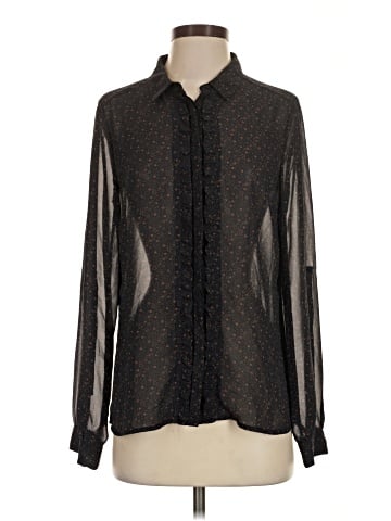 Skies Are Blue Long Sleeve Blouse (view 1)