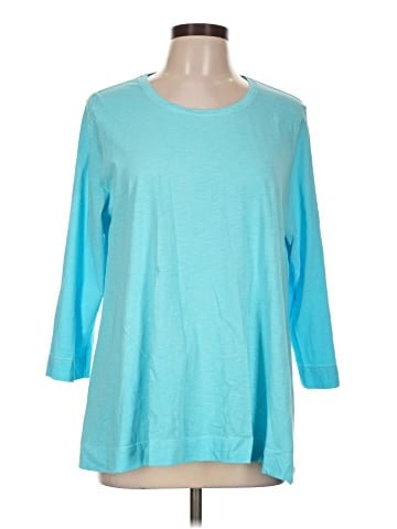 Chico's 3/4 Sleeve T-Shirt (view 1)